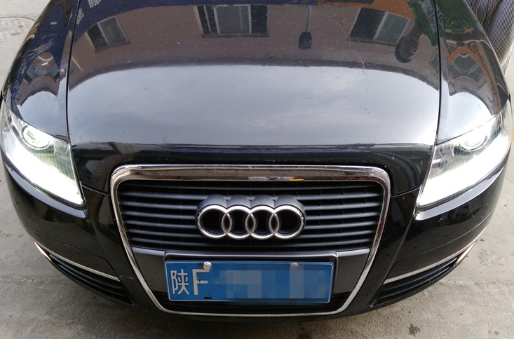 奧迪A6改車(chē)燈方案